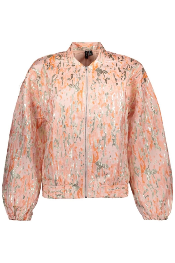 VMBARBARA LS JAQUARD BOMBER EXP 10340947 APRICOT BLUSH/GOLD JAQUA